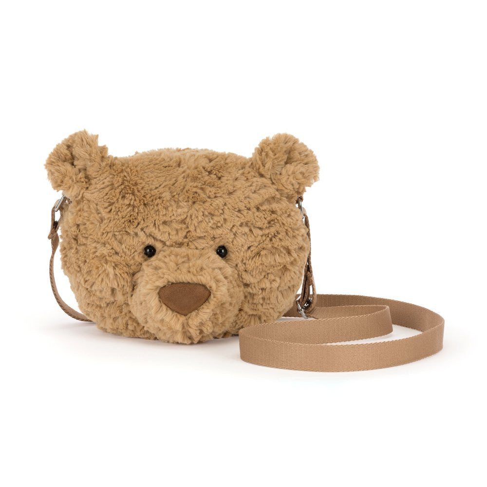 Jellycat Bartholomew Bear Small Shoulder Bag Brown Plush