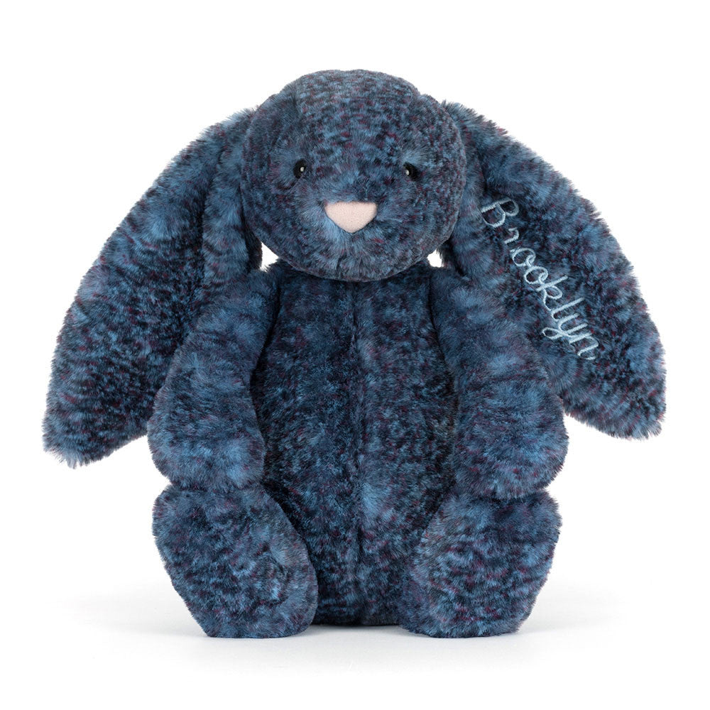 Jellycat Hopscone Luxe Bunny Personalised Soft Toy Custom Embroidery