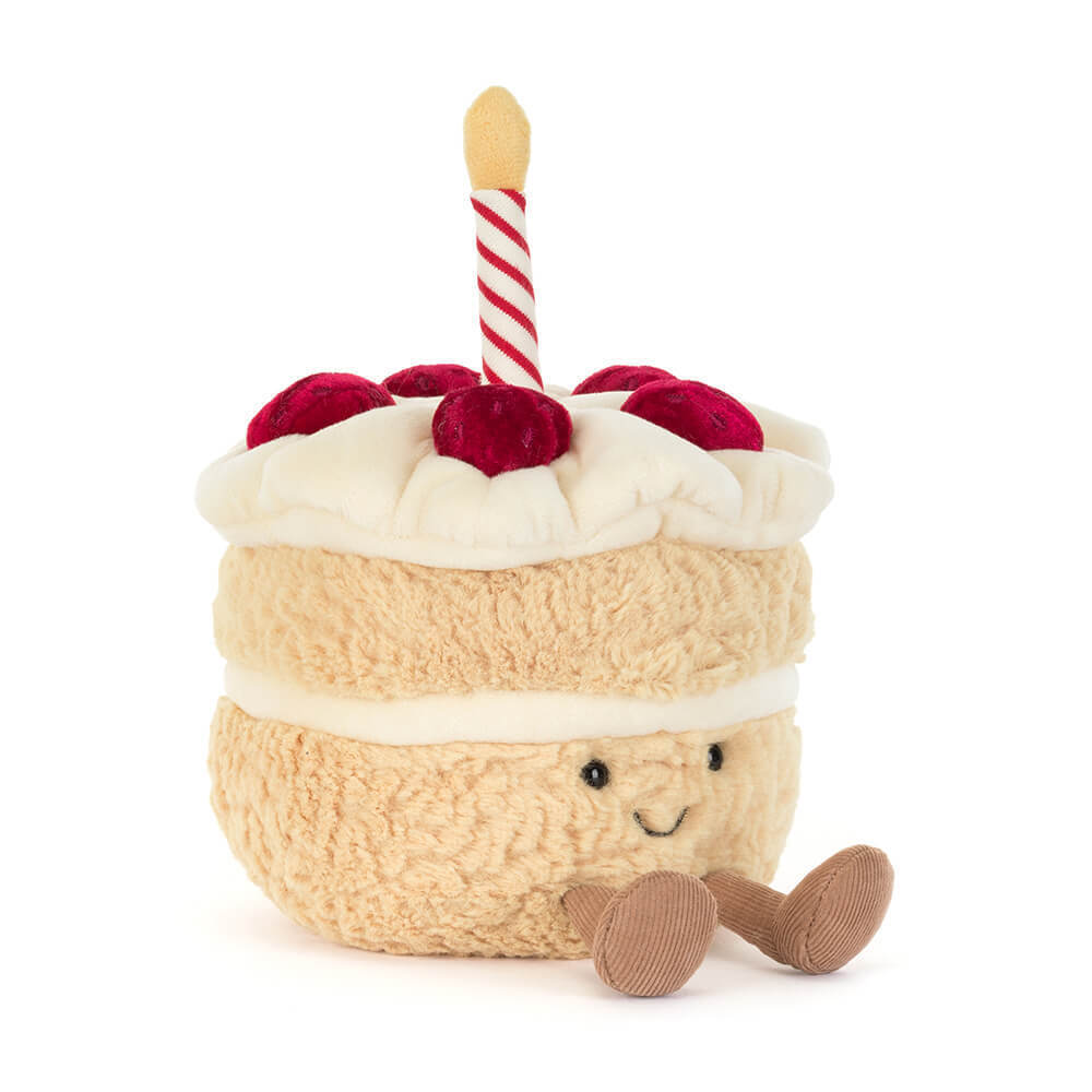 Jellycat Amuseables Birthday Cake Plush Toy Stuffed Animal