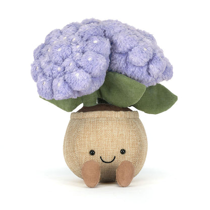 Jellycat Amuseables Hydrangea Plush Toy Soft Stuffed Floral Decorative Character