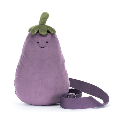 Jellycat Amuseables Aubergine Bum Bag Hands-Free Adjustable Strap