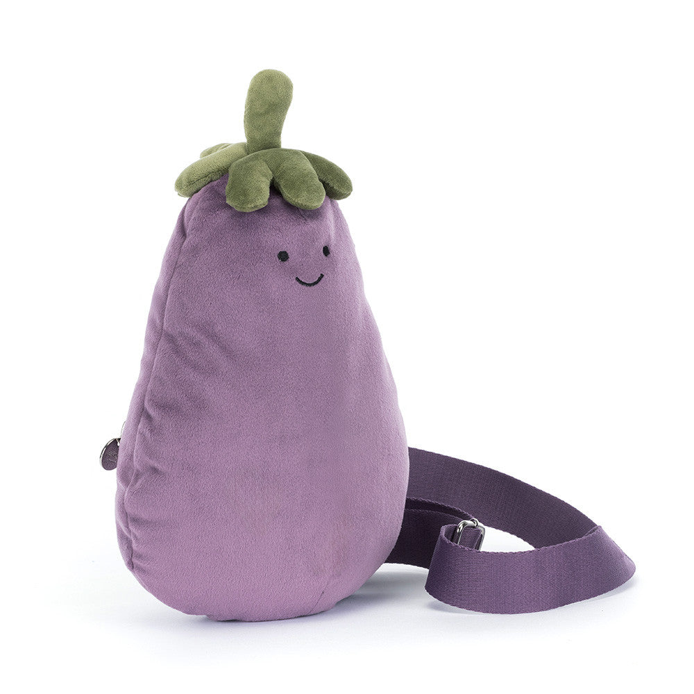 Jellycat Amuseables Aubergine Bum Bag Hands-Free Adjustable Strap