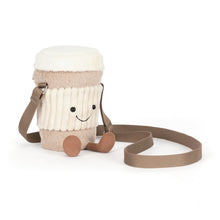 Jellycat Amuseables Perkle Coffee Shoulder Bag Adjustable Crossbody