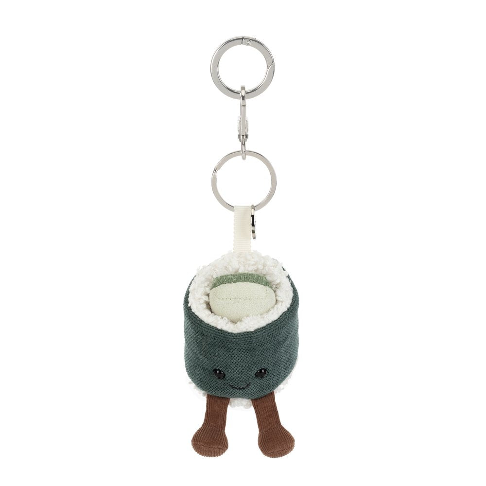 Jellycat Amuseables Hosomaki Bag Charm Plush Sushi Accessory