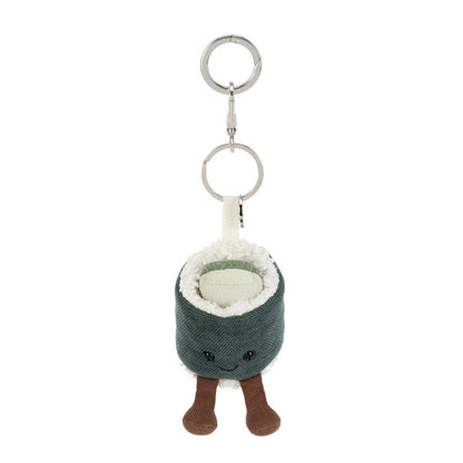 Jellycat Amuseables Hosomaki Bag Charm Plush Sushi Accessory