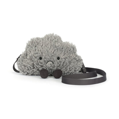 Jellycat Amuseables Cirrus Storm Cloud Shoulder Bag Grey