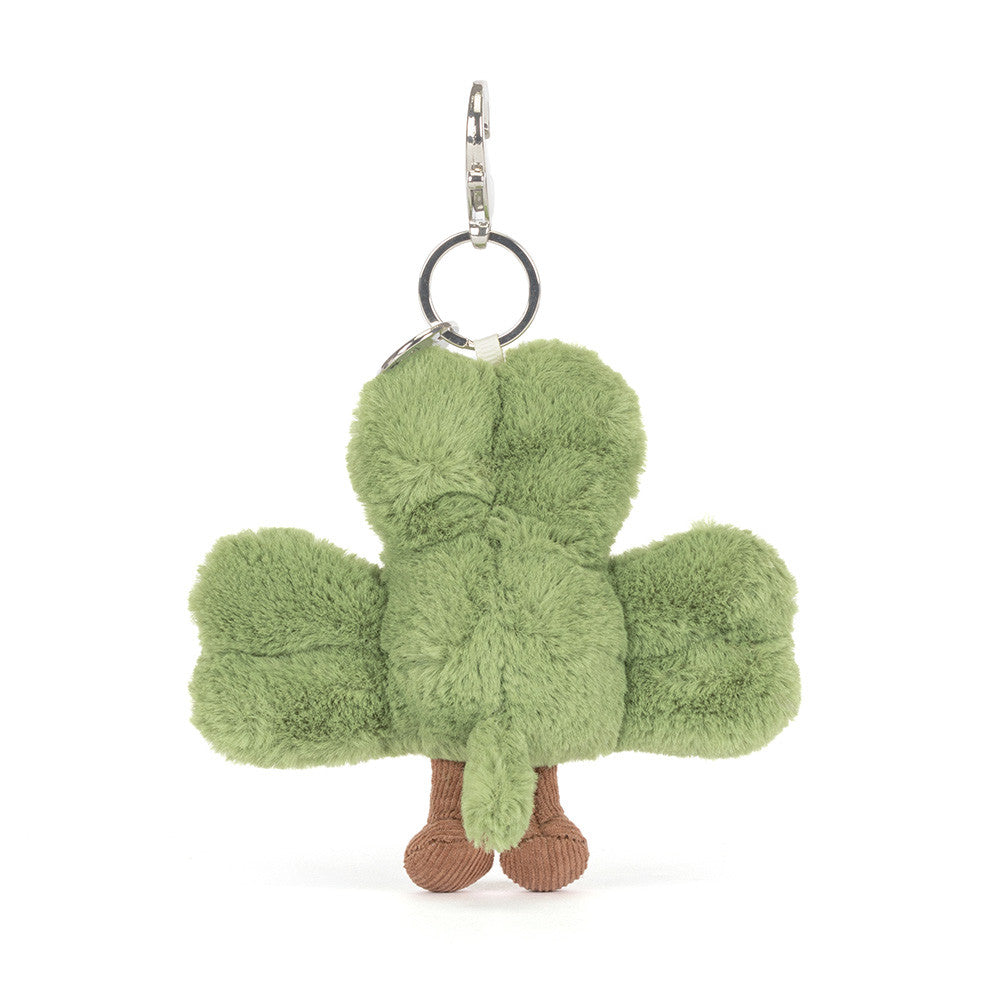 Jellycat Amuseables Siofra Shamrock Plush Bag Charm Accessory