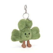 Jellycat Amuseables Siofra Shamrock Plush Bag Charm Accessory