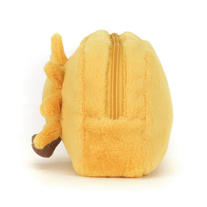 Jellycat Amuseables Sun Pouch Yellow Zip Top Plush Accessory