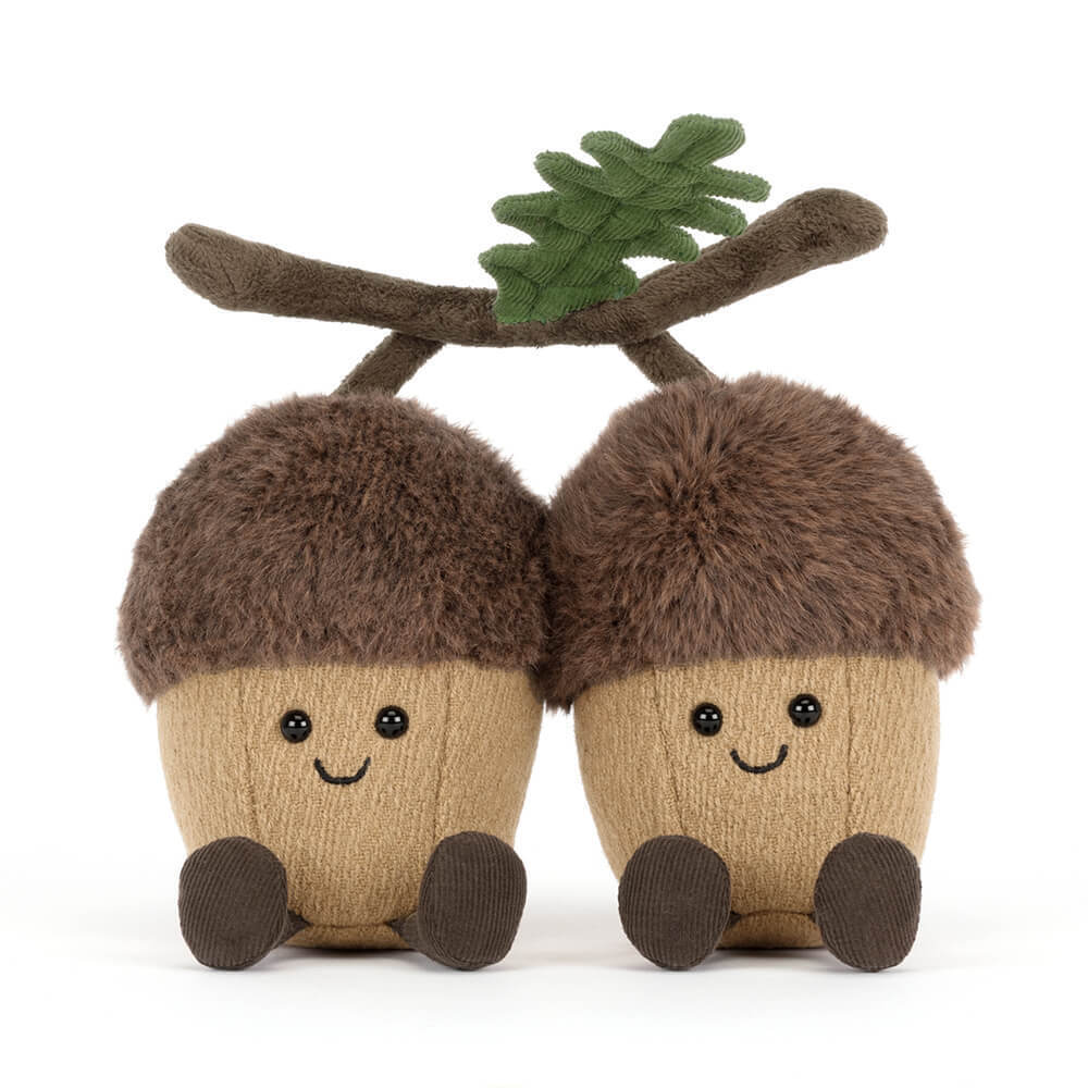 Jellycat Amuseables Ort & Tum Acorns Plush Stuffed Toy