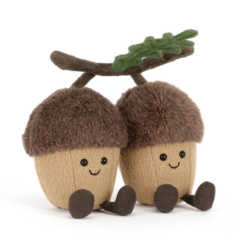 Jellycat Amuseables Ort & Tum Acorns Plush Stuffed Toy