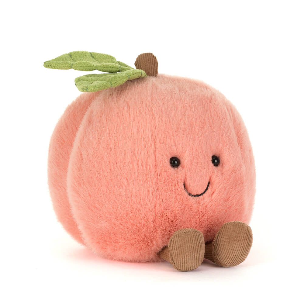 Jellycat Amuseables Peach Plush Toy Soft Stuffed Animal