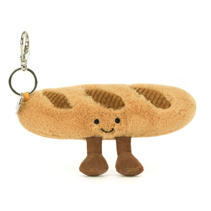 Jellycat Amuseables Baguette Bag Charm Plush Soft Toy Accessory