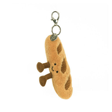 Jellycat Amuseables Baguette Bag Charm Plush Soft Toy Accessory