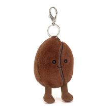 Jellycat Amuseables Coffee Bean Bag Charm Plush Accessory