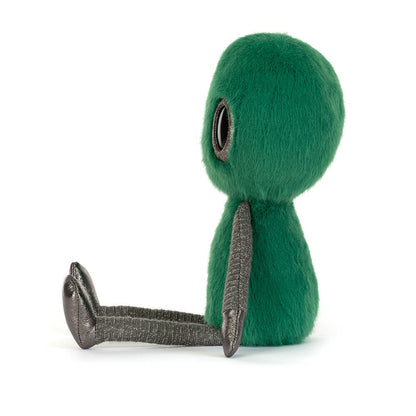 Jellycat Zyllan Alien Soft Plush Toy Galactic Green