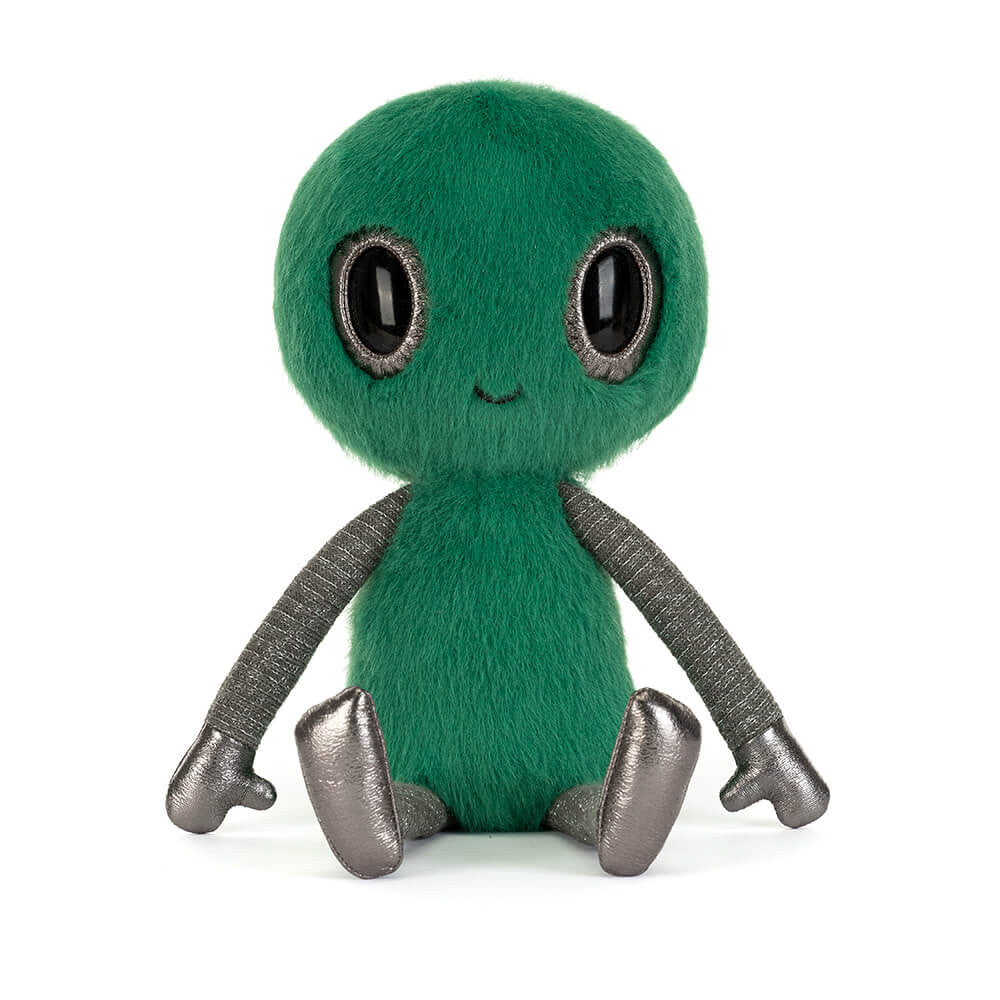 Jellycat Zyllan Alien Soft Plush Toy Galactic Green