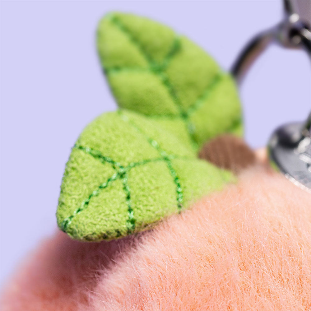 Jellycat Amuseables Peach Bag Charm Blush Soft Plush Accessory