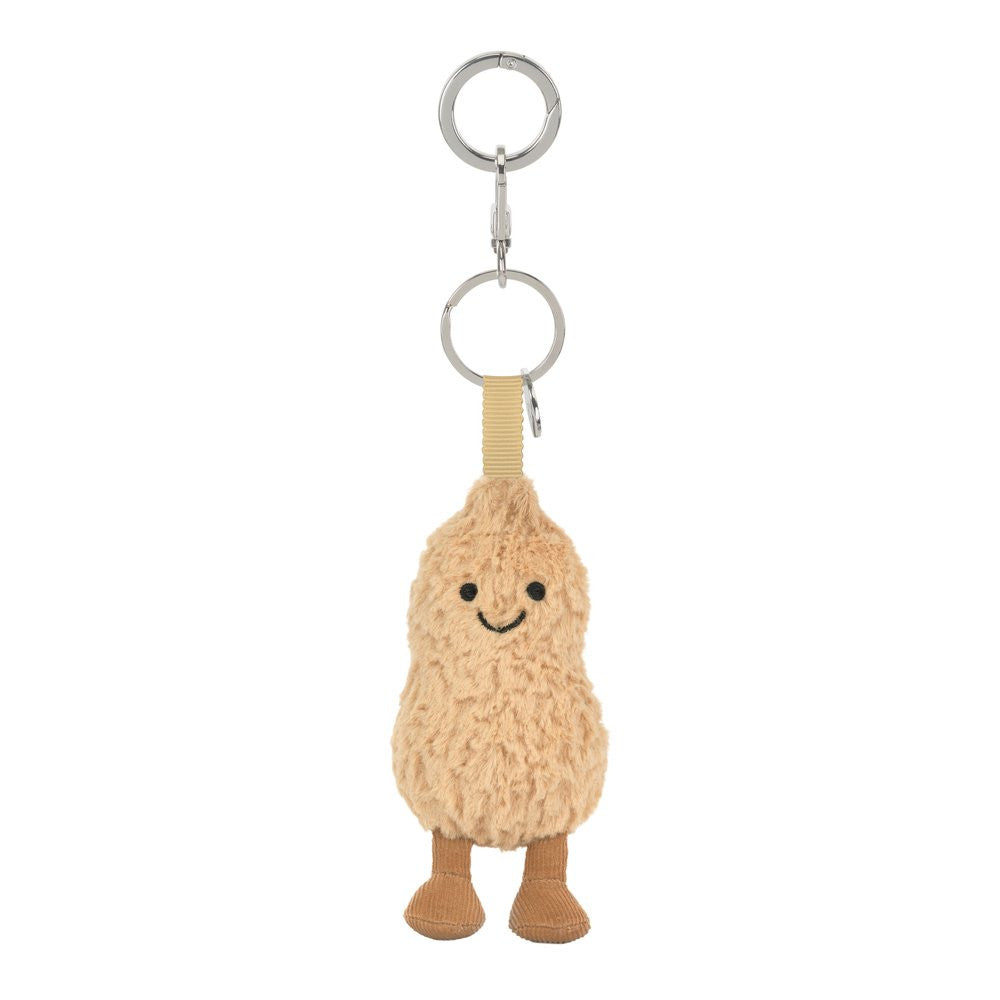 Jellycat Amuseables Peanut Bag Charm Soft Plush Toy Accessory