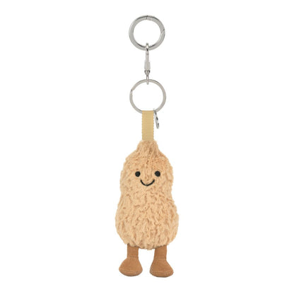 Jellycat Amuseables Peanut Bag Charm Soft Plush Toy Accessory
