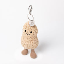 Jellycat Amuseables Peanut Bag Charm Soft Plush Accessory