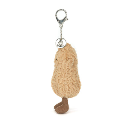 Jellycat Amuseables Peanut Bag Charm Soft Plush Accessory