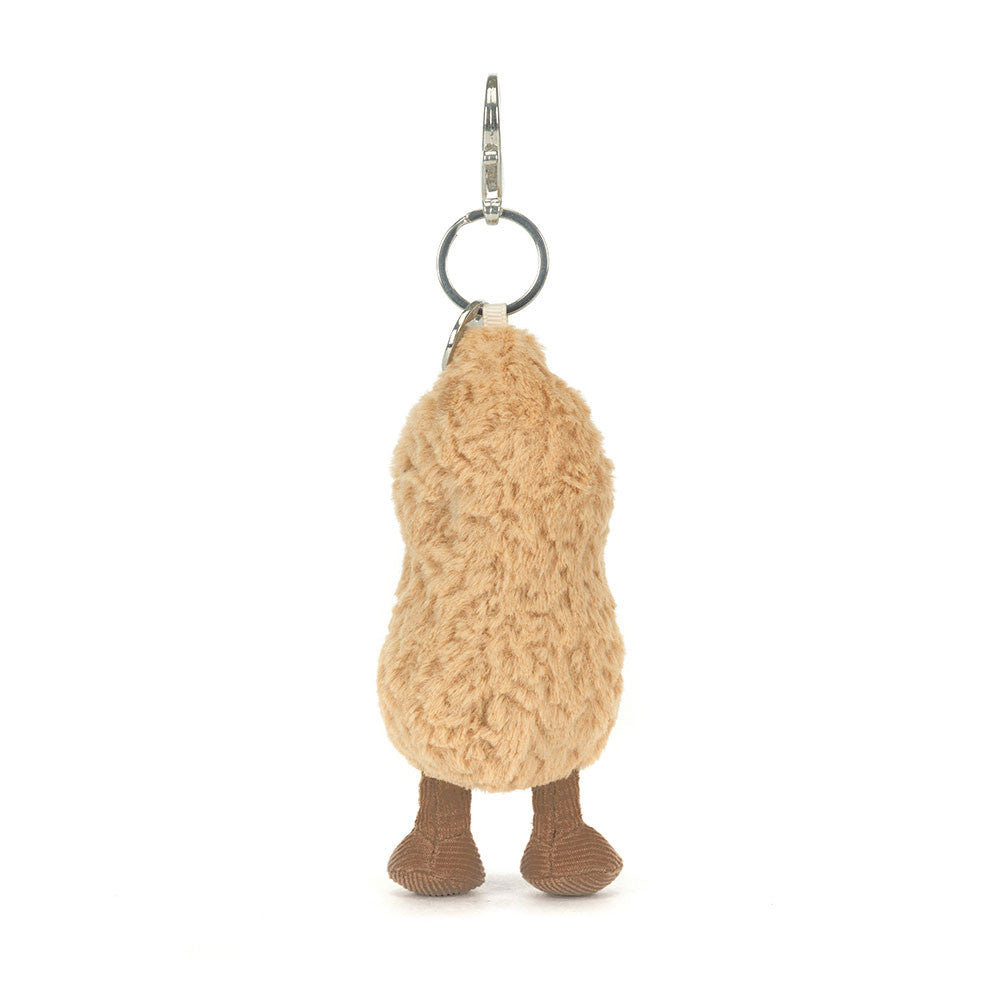 Jellycat Amuseables Peanut Bag Charm Soft Plush Accessory