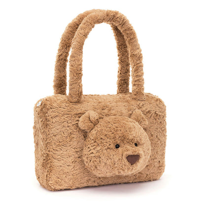 Jellycat Bartholomew Bear Tote Bag Soft Plush Everyday Accessory
