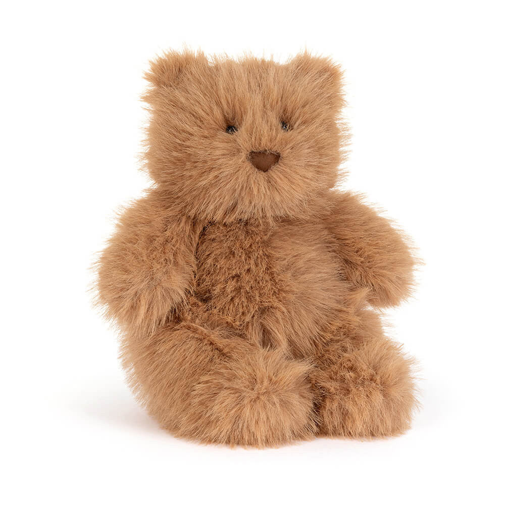 Jellycat Bartholomew Bear Bouffant Plush Toy Caramel Fur