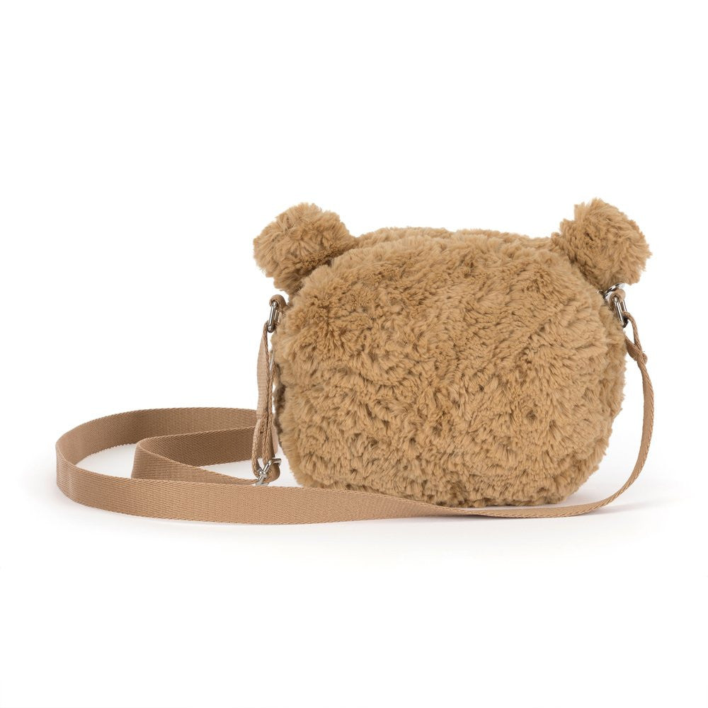 Jellycat Bartholomew Bear Small Shoulder Bag Brown Plush