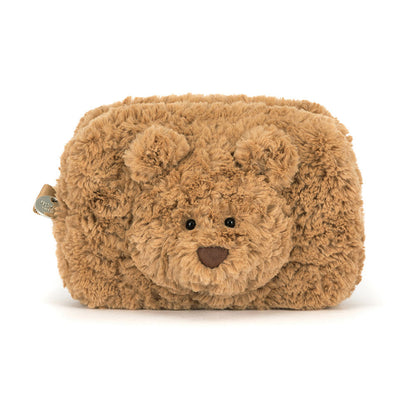Jellycat Bartholomew Bear Pouch Soft Plush Storage Bag