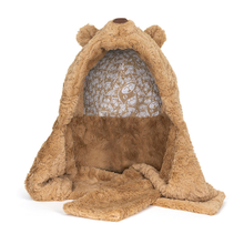 Bartholomew Bear Bundlesnug Hood Scarf Hybrid Cozy Accessory