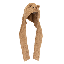 Bartholomew Bear Bundlesnug Hood Scarf Hybrid Cozy Accessory