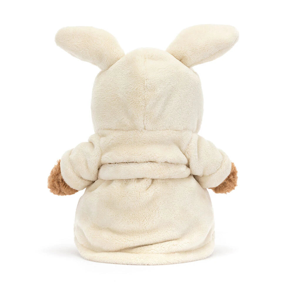 Jellycat Bartholomew Bear Bathrobe Outfit Plush Toy Removable Robe