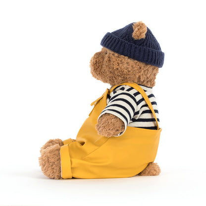 Jellycat Bartholomew Bear Seafarer Outfit Nautical Stuffed Plush Toy