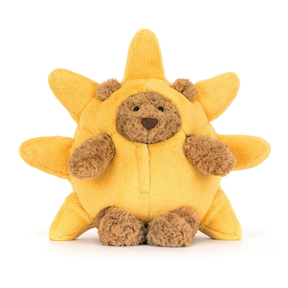 Jellycat Bartholomew Bear Sun Outfit Removable Plush Costume Yellow
