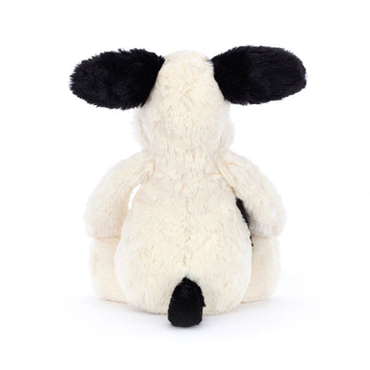 Jellycat Bashful Black & Cream Puppy Plush Toy