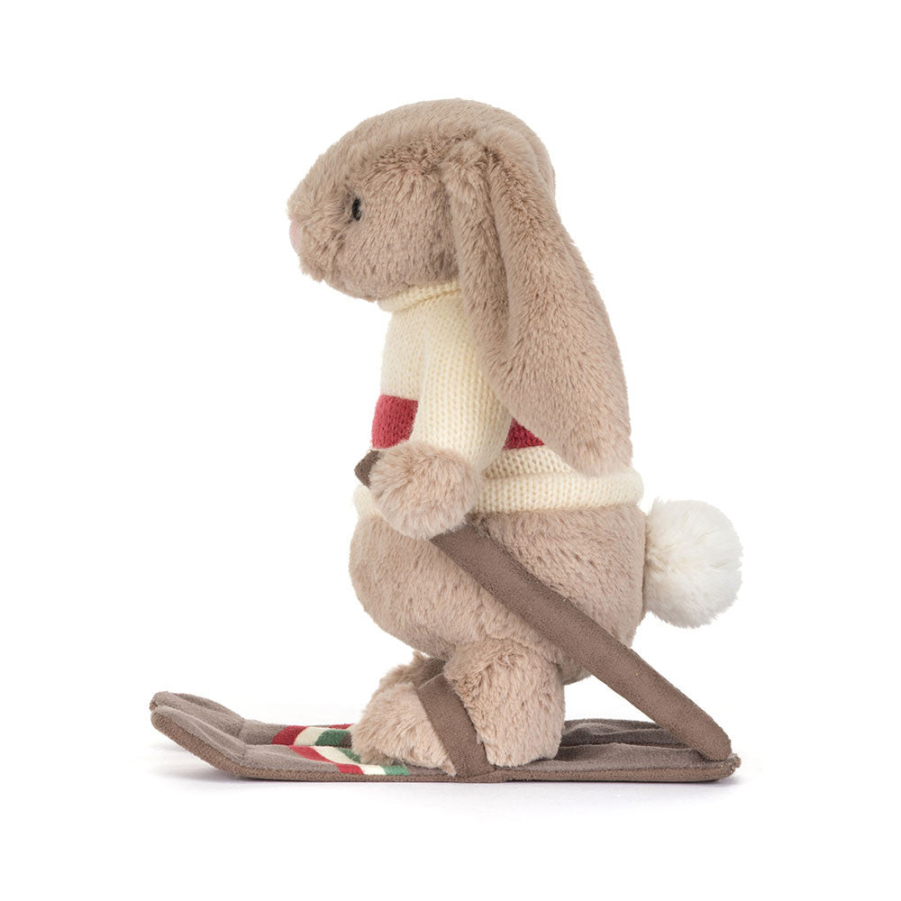 Jellycat Bashful Bunny Gold Medal Ski Outfit Plush Toy