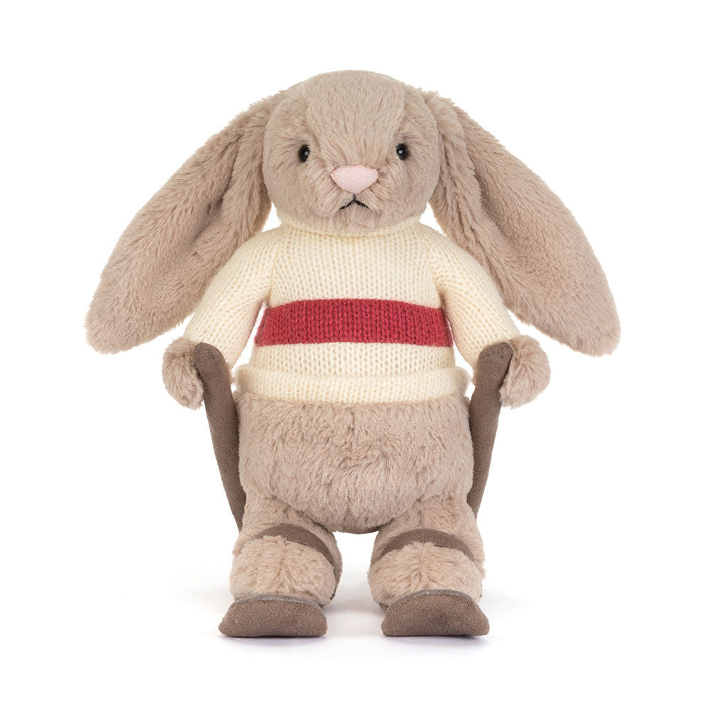 Jellycat Bashful Bunny Gold Medal Ski Outfit Plush Toy