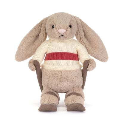 Jellycat Bashful Bunny Gold Medal Ski Outfit Plush Toy