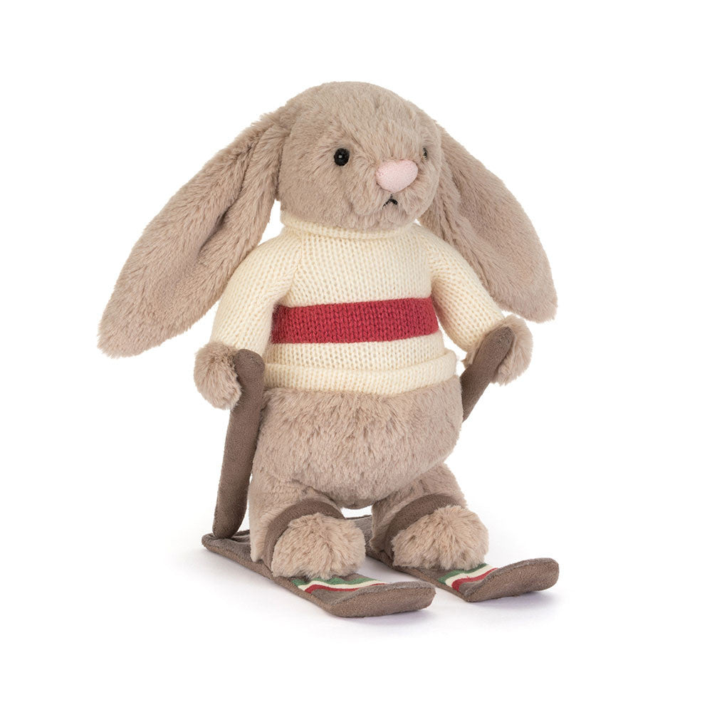Jellycat Bashful Bunny Gold Medal Ski Outfit Plush Toy