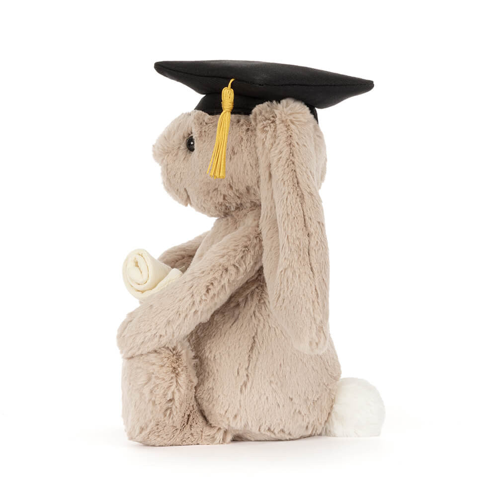 Jellycat Soft Bashful Bunny Graduation Outfit Plush Toy