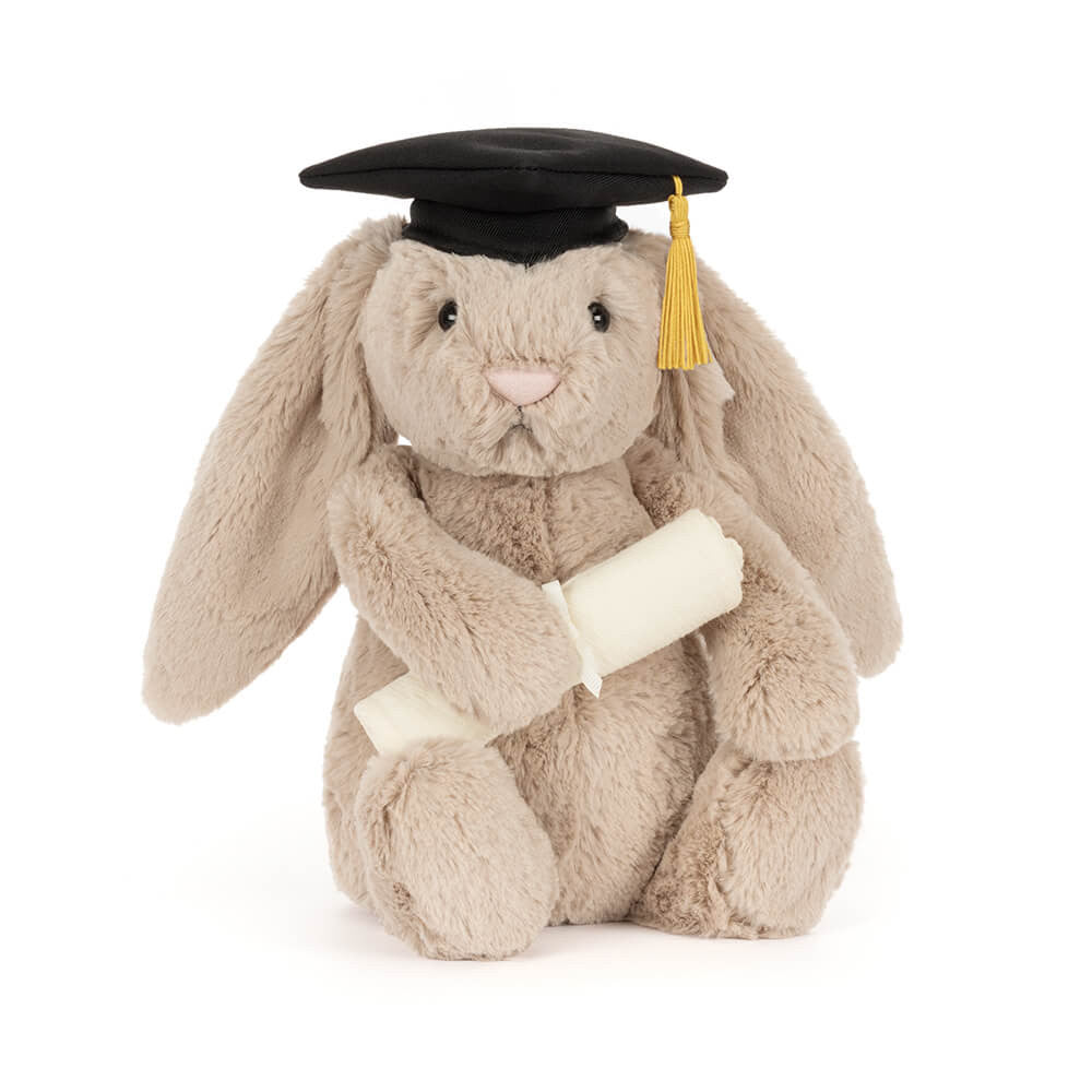 Jellycat Soft Bashful Bunny Graduation Outfit Plush Toy