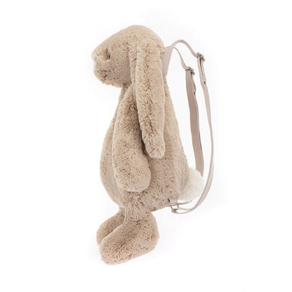 Jellycat Bashful Beige Bunny Plush Backpack Kids Bag
