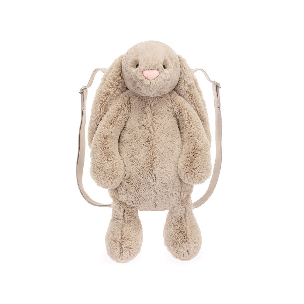 Jellycat Bashful Beige Bunny Plush Backpack Kids Bag