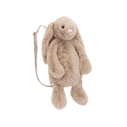 Jellycat Bashful Beige Bunny Plush Backpack Kids Bag