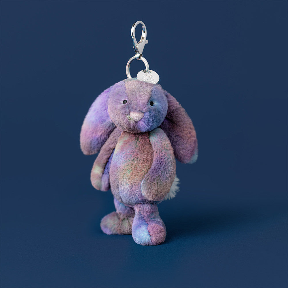 Jellycat Zodihop Luxe Bunny Bag Charm Multicolour Plush Accessory