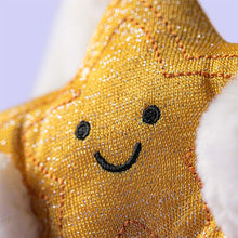 Jellycat Cream Bunny with Star Plush Toy 12in