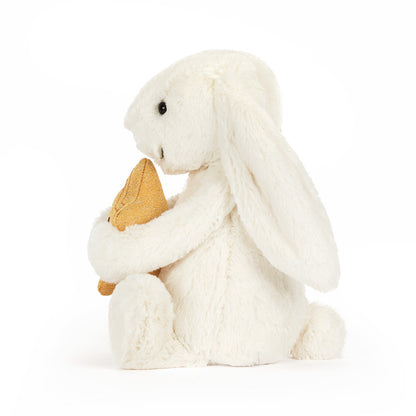 Jellycat Cream Bunny With Star Plush Toy 31cm