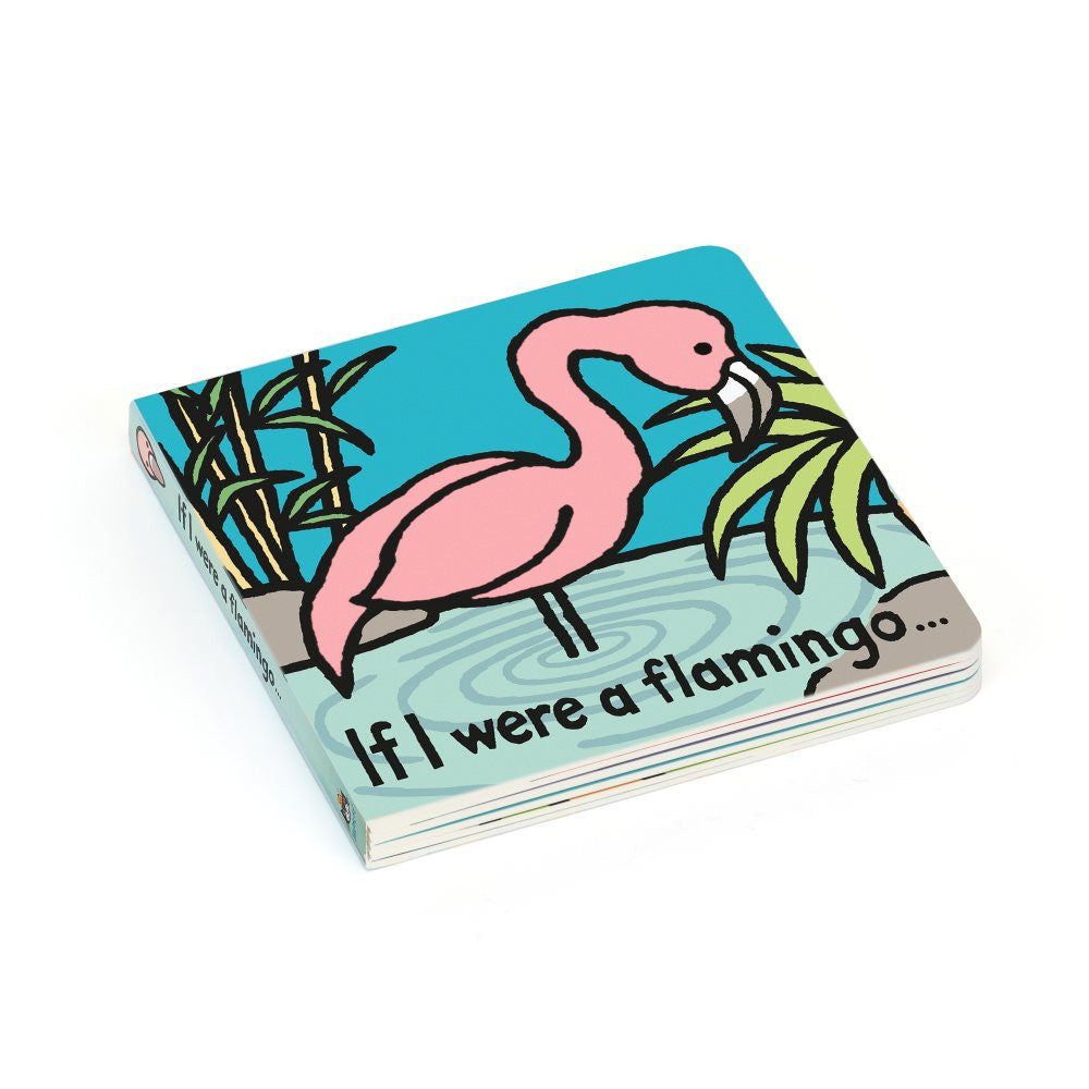 Jellycat If I Were A Flamingo Interactive Board Book